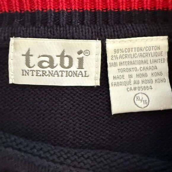 Vintage Tabi International Teddy Bear Crew Neck Christmas Sweater XL - Picture 6 of 6